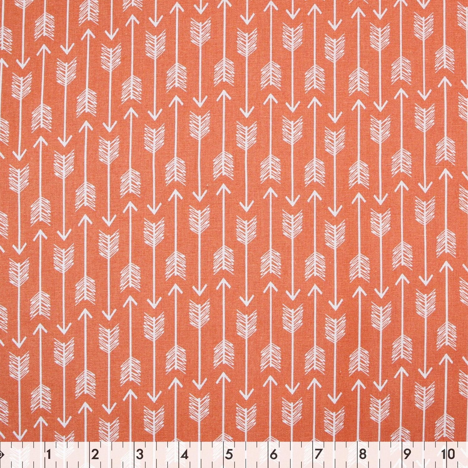 Tissu pré-coupé Fat Quarter de Fabric Creations à motif de nouveauté corail - 18" x 21" / 45cm x 53cm 18" x 21" / 45cm x 53cm