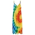thumbnail image 4 of Colorful Swirls Tie-dye Sleeveless Dress Women's Luxury Party Dress Birthday Dresses for Women, 4 of 7