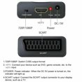 thumbnail image 2 of Convertidor De Vídeo Scart A Hdmi 1080P SCART a HDMI Video Audio Convertidor exclusivo Adaptador de señal HD Receptor TV, 2 of 7