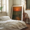 thumbnail image 2 of Fisherman at Sunset, Cape May - Cape May New Jersey Photography Oak Framed Wall Art Print 16 x 20 inches, 2 of 12
