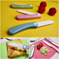 thumbnail image 3 of Juego de plástico plegable de 7 pulgadas para niños o adultos, portátil e ideal para viajes, camping, picnic, cuchillos de nailon seguros para niños pequeños, 3 of 5