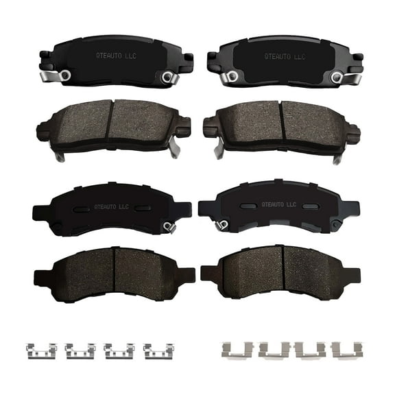 Set of 8 Front-Rear Ceramic Brake Pad Kit For 2007-2016 GMC Acadia