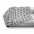 thumbnail image 2 of Animals Soft Flannel Fleece Blanket, Silhouette of Elks Deers Along Antlers North American Mammals Graphic, Cozy Plush for Indoor and Outdoor Use, 50" x 70", Dark Blue Grey Coconut, by Ambesonne, 2 of 5