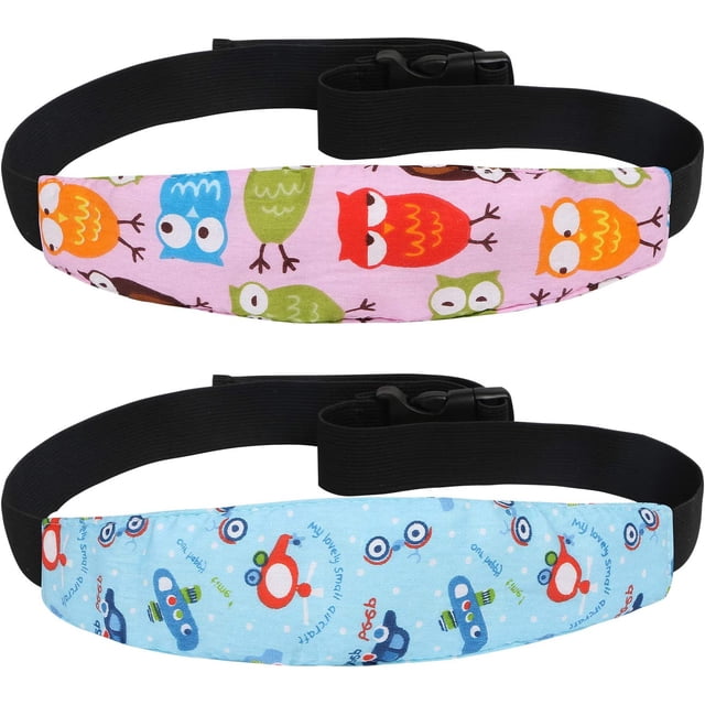 Cinturón de seguridad para asiento de coche, reposacabezas ajustable para niños, protege cuello y hombros, cinturón de seguridad para dormir para bebés, 2 piezas