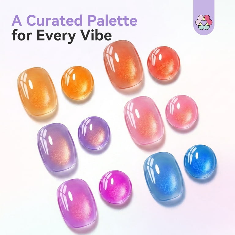 Saviland Cat Eye One-Step Gel Nail Pens, 6 Colors, 4 ml photo 5