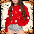 thumbnail image 2 of Gyujnb Kids Halloween , Print Halloween Pullover Hoodie for Kids Boys Girls Long Sleeve Casual Sweatshirt, Halloween Outfits,3-4 Years, 2 of 4