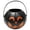 B, variant on BotaniNest Halloween Decorations Halloween Candy Non Luminous Children's Small Black Pumpkin