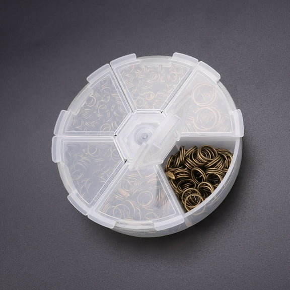 Supvox craft rings metal Ring Buckles Iron Assorted Color Rustproof for DIY Handmade 1 Set