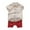 Brown, variant on XUELUO Toddler Boys Casual Outfit Sets Cartoon Set Tops+Shorts Summer 1 To 4 Years Baby Outfits T Shirt Outfits&Set Clothing Sportwear