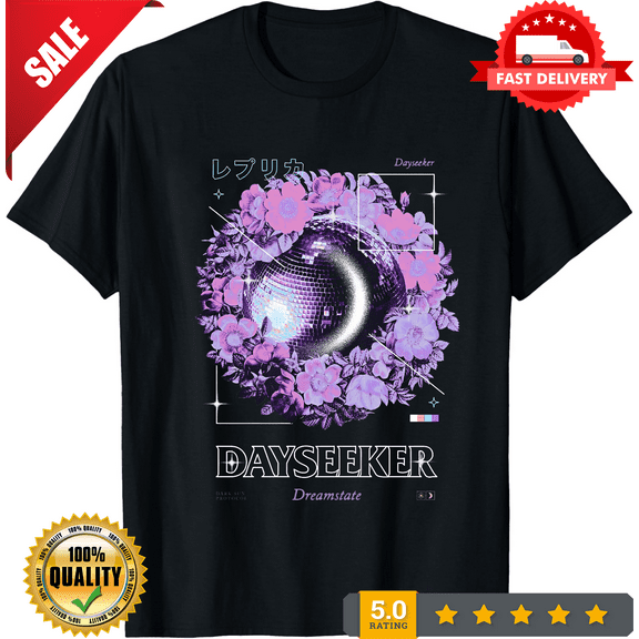New! Dayseeker Dreamstate 2024 Tour T-Shirt Gift Tee Fan, LIMITED EDITION-TH65343