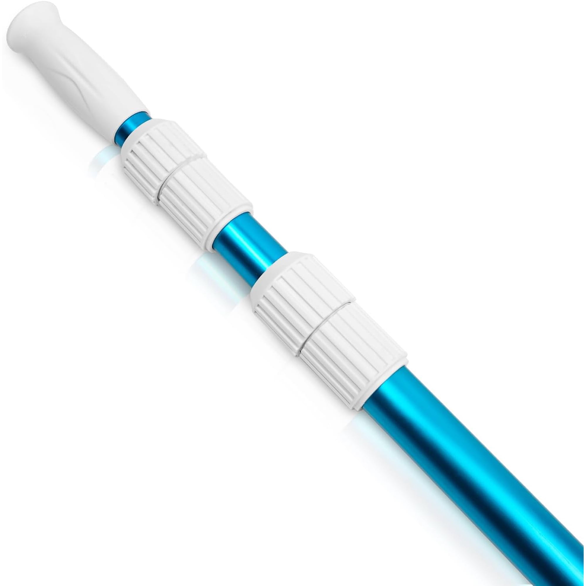 Premium 15 Ft Pool Pole -Telescoping Swimming Pool Cleaning Poles