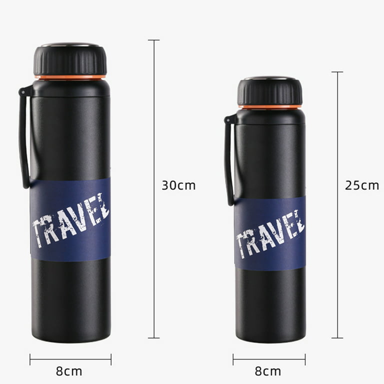 2 Liter Water Bottle Stainless Steel Portable Straw Thermos Bottle Outdoor  Sports gym Vacuum Water Flask Thermal Insulated Cup