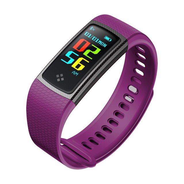 Pulsera Inteligente Fitband Sport Redlemon a Color, Contra Agua, Monitor Salud, Android iOS, S9,. Morado