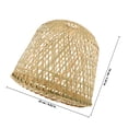 thumbnail image 2 of Mobutofu Replacement Lamp Shade Bamboo Khaki 1Pack for Easy Install, 2 of 5