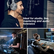 OneOdio Wired Over Ear Headphones for Recording and Mixing Studio Dj|Top Protein Leather Ear Pad, Guitar Amp Pro-50 (Sliver)