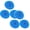 Blue-2Pcs, variant on Plastic Scrubber for Dishes,3.15x3.15 Inches Non Scratch Round Pot Scrubber Scouring Pad,Reusable Mesh Scouring Dish Pads for Kitchen Dishes Pots Aquarium Crafts,Blue-3Pcs