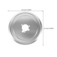 thumbnail image 2 of HAOANDrip Pans for Electric Stove Mini Switch Rack Burner Silver, 2 of 8