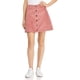 thumbnail image 1 of Falda de pana Elizabeth and James Prewitt para mujer rosa 10, 1 of 1