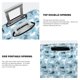 thumbnail image 3 of Balery Black White Gray Rabbit Funda de equipaje, fundas para maletas, elástica, lavable, protector de maletas, compatible con maletas de 18 a 32 pulgadas-Medium, 3 of 7