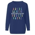 thumbnail image 4 of Womens Oversized Sweatshirts Long Sleeve Letter Printed Tops Crew Neck Comfy Fall Winter Pullover 2025 Fashion Outfits Clothes, 4 of 4