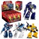 thumbnail image 2 of 1/9 piezas de bloques de construcción de Transformers, juguetes de empalme de robots para niños, figuras de acción Soundwave Bumblebee Ultra Magnus Sideswipe, 2 of 5