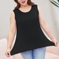 thumbnail image 6 of aidice Plus Size Women's Tank Tops 2XL-5XL Sleeveless Stretchy Pajama Tops Homewear Summer Lounge Tanks for Women, 6 of 6