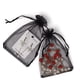 thumbnail image 5 of Laklulu ShangGe 100 bolsas de regalo con cordón transparente de 4 x 6 pulgadas (10 x 15 cm), bolsas de regalo de organza negra para bodas, fiestas, joyas, festivales (verde militar, 5 x 7 pulgadas), 5 of 5