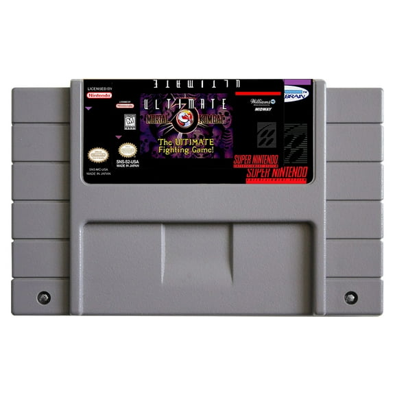 SNES Games Cartridge Ultimate Mortal Kombat 3