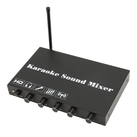 Mezclador De Karaoke Con Micrófono Inalámbrico, De Micrófono Inalámbrico Dual Plug And Play Profesional De Sonido Claro Para Amplificadores Para Televisores