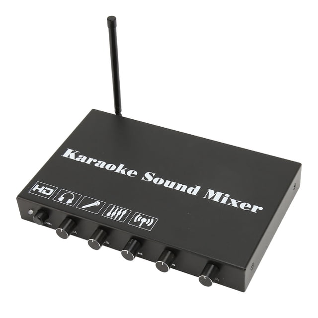 Mezclador De Karaoke Con Micrófono Inalámbrico, De Micrófono Inalámbrico Dual Plug And Play Profesional De Sonido Claro Para Amplificadores Para Televisores