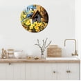 thumbnail image 2 of Eveokoki Birdhouse Wooden Round Wall Clock,12-Inch Silent Non-Ticking Decorative Clock for Living Room, Bedroom, Kitchen, Office, Farmhouse & Modern Home Decor, 2 of 4