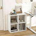 thumbnail image 2 of Costway 4-Cube Open Bookshelf with Anti-tip Kits Home Modern Style Storage Shelf for Study, 2 of 10
