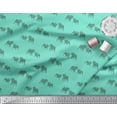 thumbnail image 3 of Soimoi Modal Satin Fabric Bull Dog Printed Fabric 1 Yard 42 Inch Wide, 3 of 3
