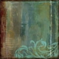 thumbnail image 2 of Goldberger, Jennifer 20x20 Gold Ornate Wood Framed with Double Matting Museum Art Print Titled - Lush Filigree IV, 2 of 4