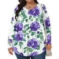 thumbnail image 2 of Pohista Womens Sweatshirt Women's Shirts Women's Long Sleeve T Shirts Women's Plus Size Tops My Items, 2 of 6