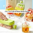 thumbnail image 2 of My Crush Cup Ice (17/28 oz), Easy Ice Press to Release, 2-In-1 Cool Summer Ice Bottle Cup with Straw, Touch Free Ice Cube Trays with Lid for Freezer Making Bottle, 2 of 7