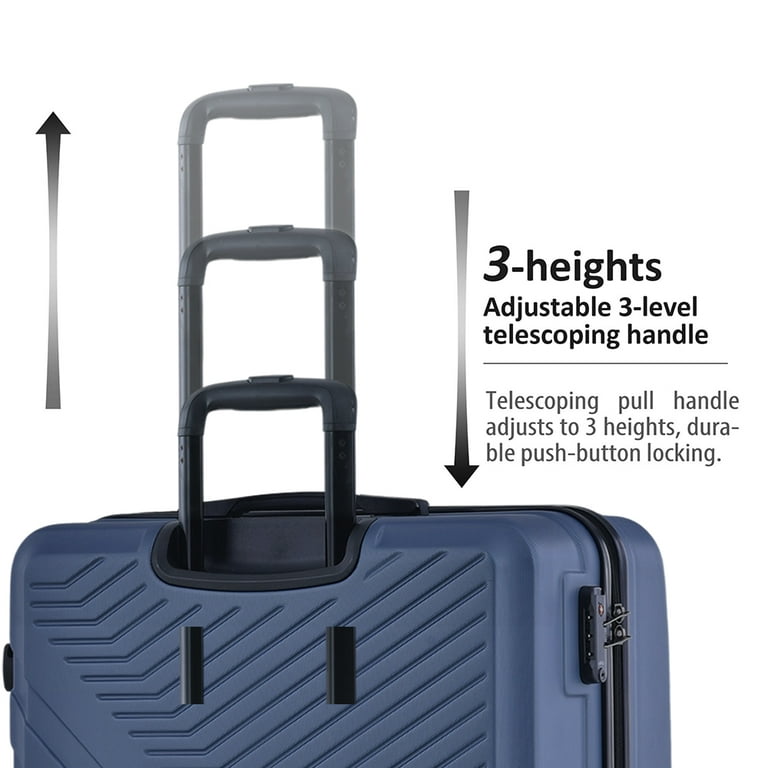 uhomepro 3 In 1 Suitcases with Wheels, Upgrade 20 24 28 Carry
