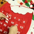 thumbnail image 4 of Adviento De Navidad De Fieltro, Calendario De Adviento De Fieltro De Papá Noel Para Colgar En La Pared, Calendario De Cuenta Atrás De 24 Días Para Decoración Del Hogar Minnieouse HA040443-02, 4 of 6