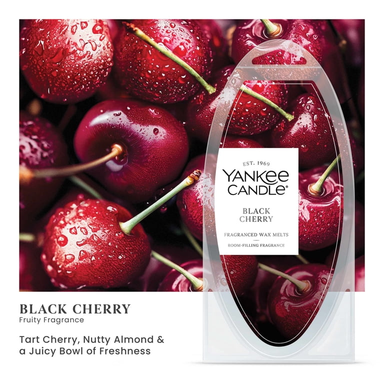 Yankee Candle Wax Melts - Black Cherry with Cinnamon and Lemon