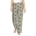 thumbnail image 2 of Lsque Bees And Chamomile Print Women's Pajama Pants, Lounge Pant - Comfortable Home Wear,Elastic Waistband, Stylish Design-Small, 2 of 9