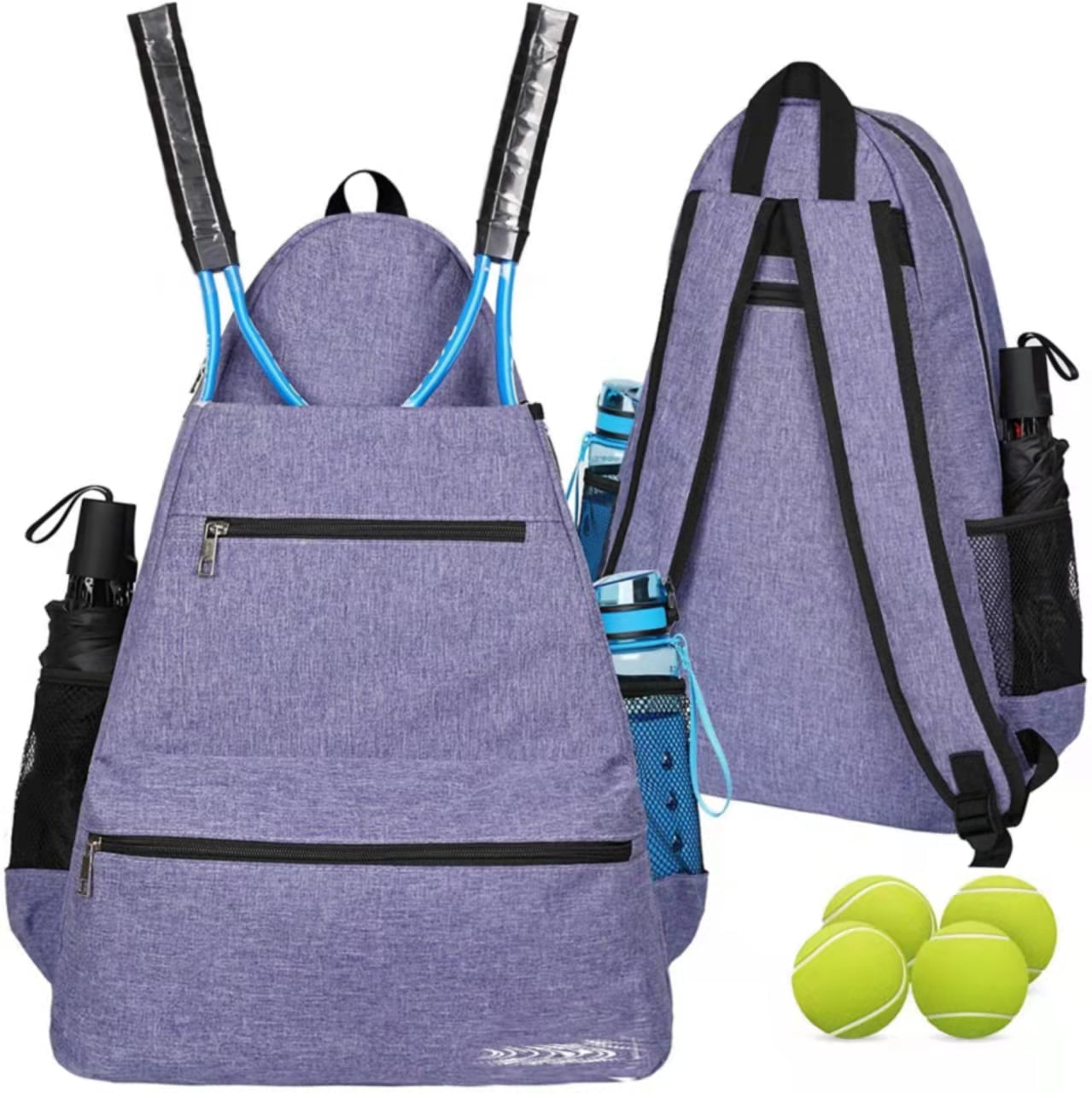 Large Tennis Backpack for Men and Women to Hold Tennis Racket,Pickleball Paddles Tennis Racquet Holder Bag Tennis Bag Tennis Backpack Squash Racquet,Balls and Other Accessories Badminton Racquet 