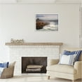 thumbnail image 3 of Stupell Industries Rough Waves on Cliff Landscape Photography White Framed Art Print Wall Art, 30 x 24, 3 of 9