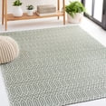thumbnail image 2 of SAFAVIEH Martha Stewart Cotton Geometric Area Rug, Green/Ivory, 9' x 12', 2 of 8