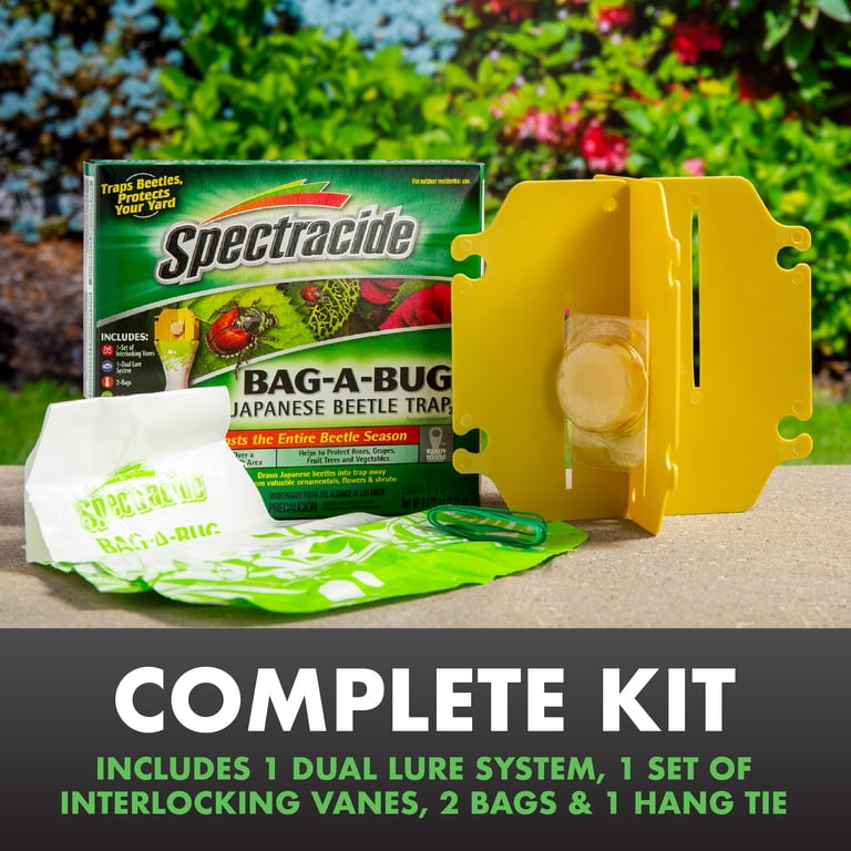 Spectracide Japanese Beetle Trap with Dual Lure System for Outdoor