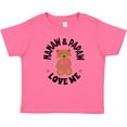 thumbnail image 3 of Inktastic Mamaw and Papaw Love Me Grandchild Bear Girls Baby T-Shirt, 3 of 5