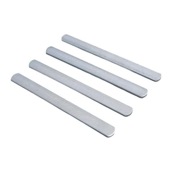 Kuntesetty 4Pcs Adjustable Weight Long Steel Plate Strength Training Plates with Round Head