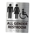 thumbnail image 4 of Letrero de baño, letrero de baño, tablero de señalización, letrero de baño , letrero de inodoro moderno para hombres y mujeres, supermercado, Estilo E, 4 of 8