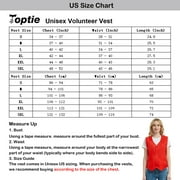 Toptie Waiter Uniform Unisex Button Vest For Supermarket Clerk & Volunteer-Green-US Size XL