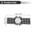 thumbnail image 4 of Almohadilla para el cinturón de seguridad negra y blanca Unique Bargains 23cm cojín de correa de cinturón de seguridad 2 piezas, 4 of 6