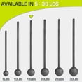 thumbnail image 4 of Steel Macebell, 15 lb, 4 of 5